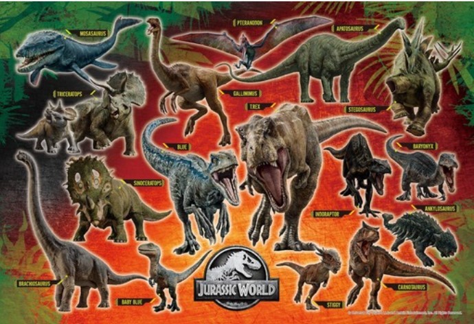 300片 侏儸紀世界-恐龍大集合