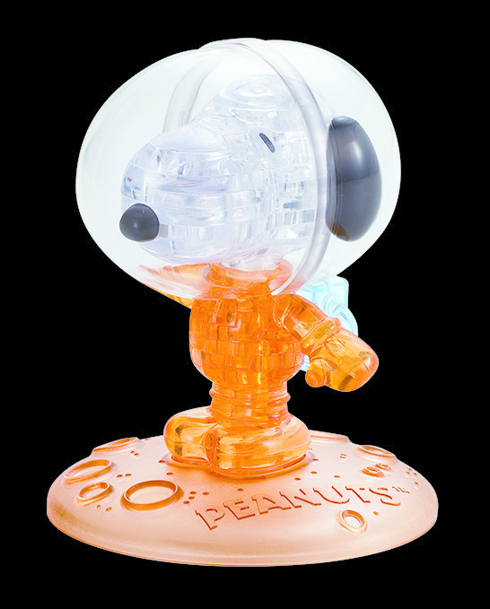 35片 水晶拼圖-史努比 太空人(橘色)