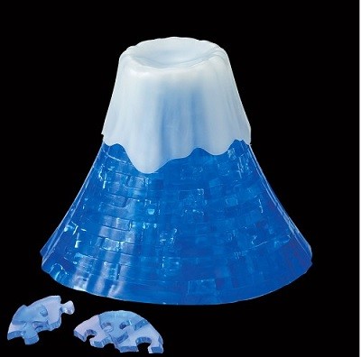 40片 水晶拼圖-富士山(藍)