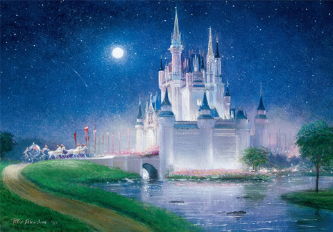 500片 迪士尼-仙履奇緣 城堡 (透明版)