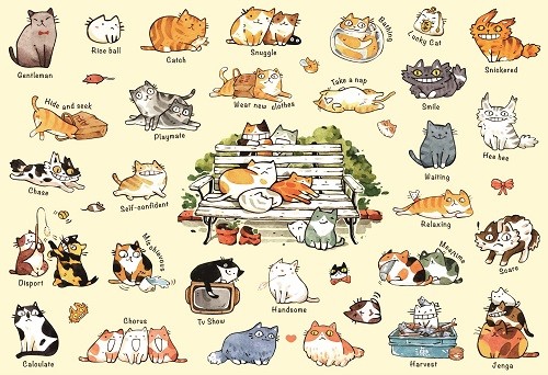 300片 afu-貓咪的100種生活 