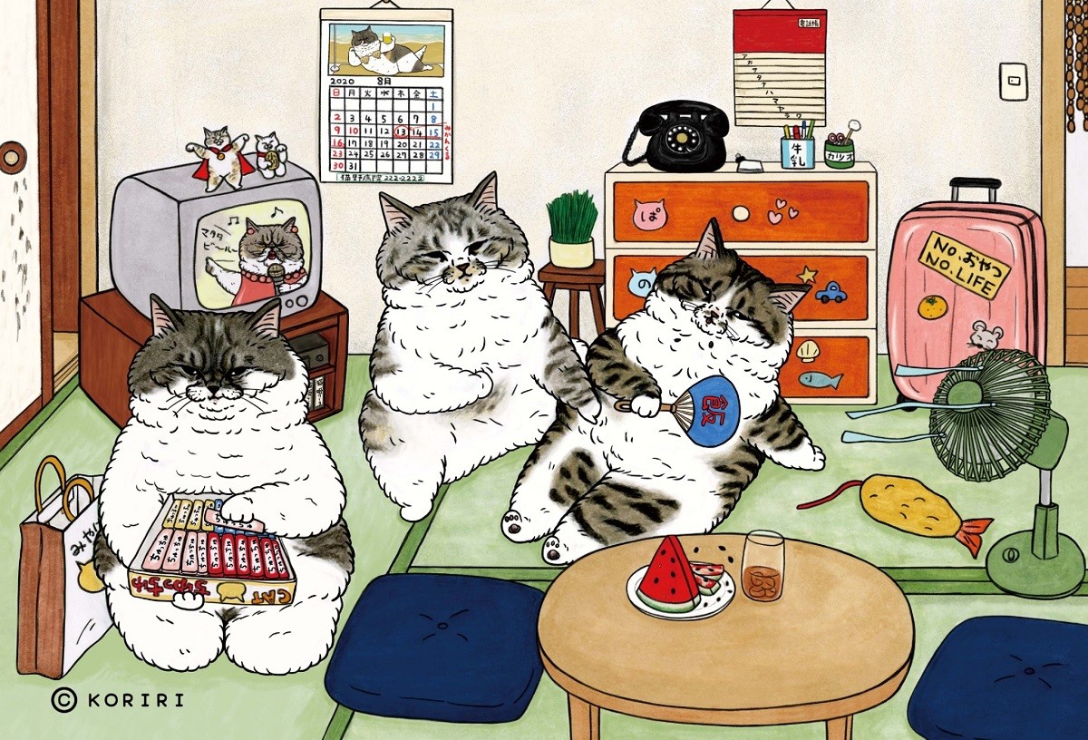 70片小片 不思議的貓世界-黃金假期