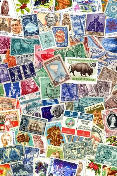 1000片  世界郵票(夜光版)