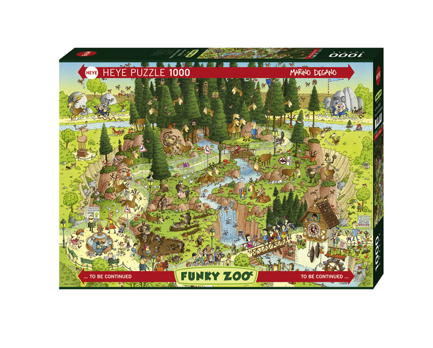 1000片Funky Zoo 黑森林動物區