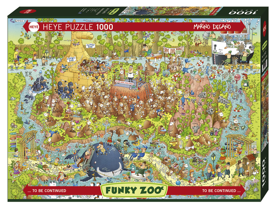 1000片 Funky Zoo-澳洲動物區