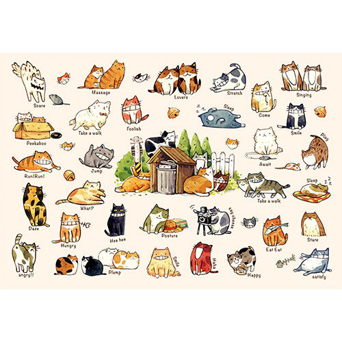 300片 afu-貓咪的100種生活