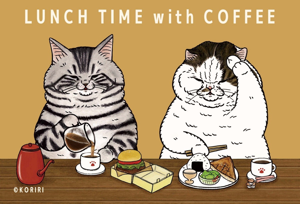 70片小片 不思議的貓世界-午餐時光