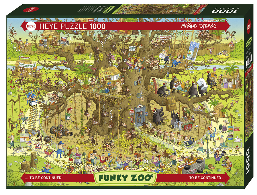 1000片 Funky Zoo-猴子樂園
