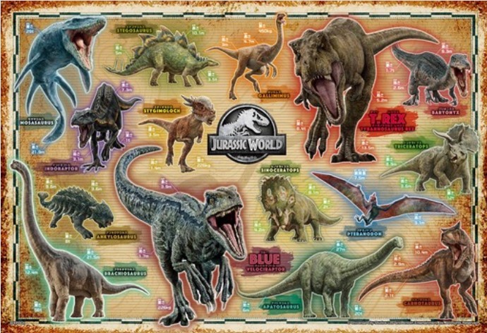 300片 侏儸紀世界-恐龍大全