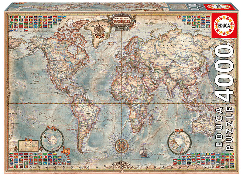4000片古世界地圖