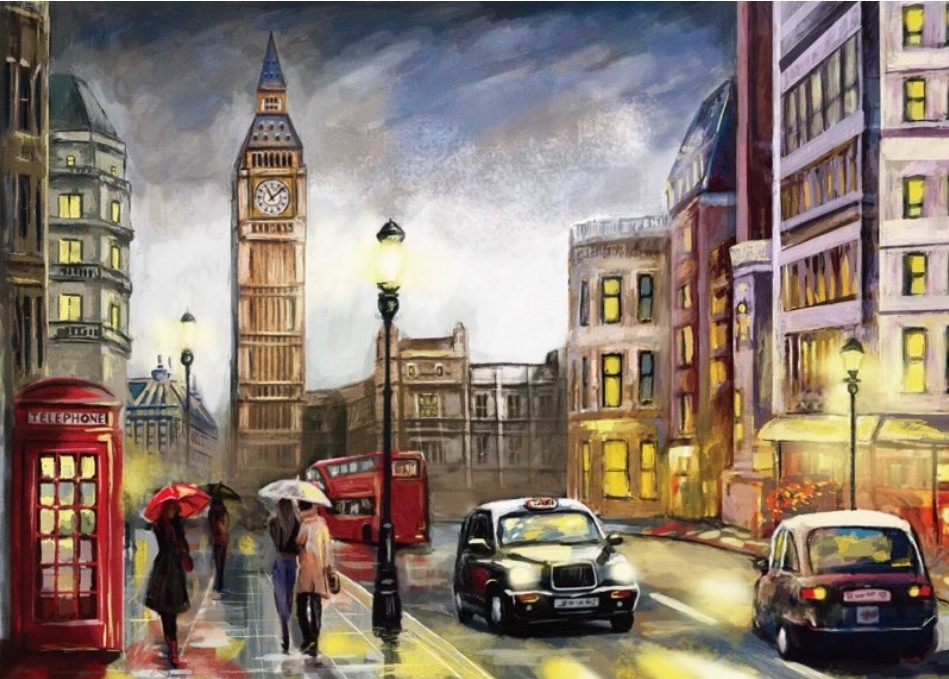 520片 油畫風景-倫敦印象