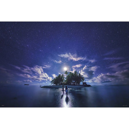 1000片 KAGAYA 天空物語-JEEP島的月夜 (夜光版)