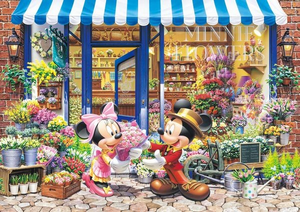 1000片小片 迪士尼-米妮的花店